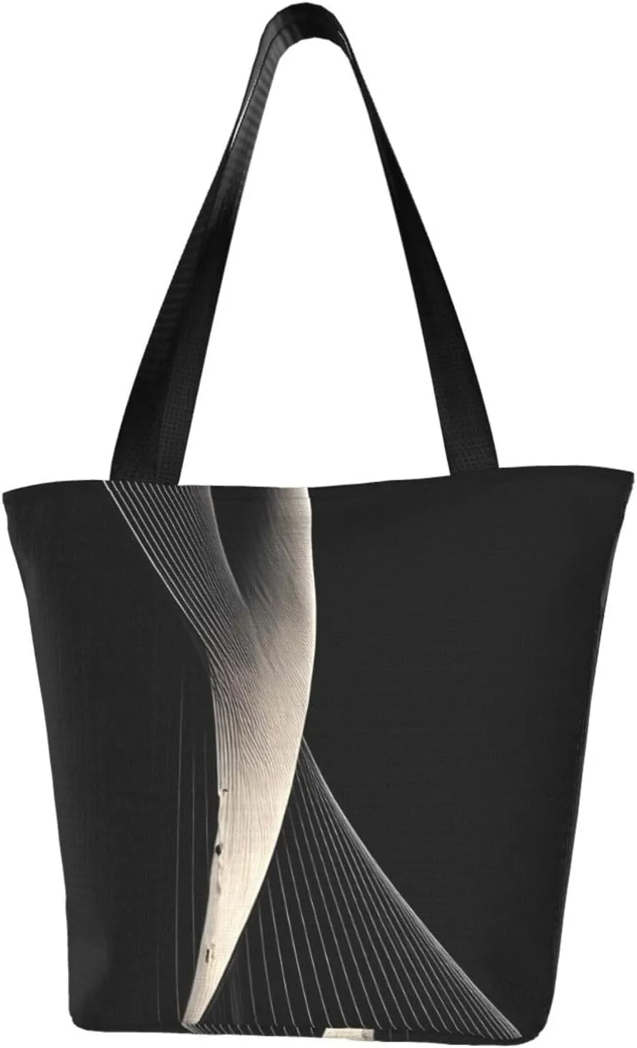 Abstract curves Cross-body Shoulder Bag, Women's One-shoulder Handbag, Weekend Travel Shopping and Playing Shoulder Bag