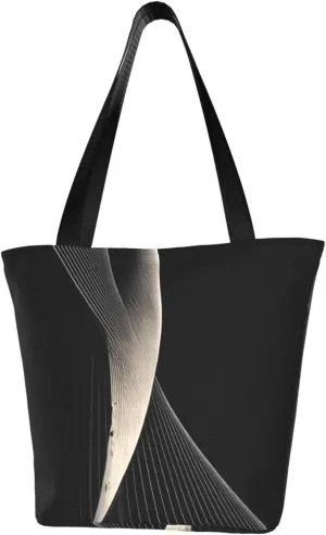 Abstract curves Cross-body Shoulder Bag, Women's One-shoulder Handbag, Weekend Travel Shopping and Playing Shoulder Bag