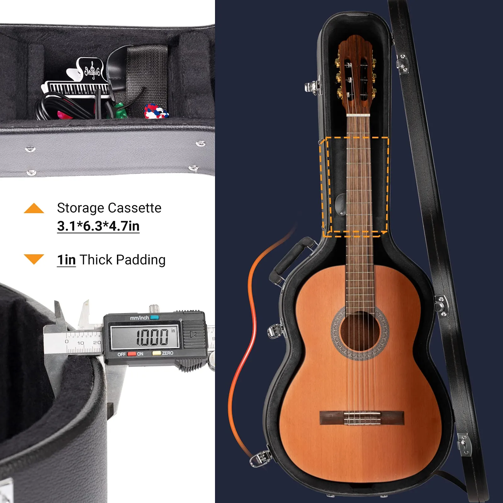 Acoustic Guitar Hard Shell Case CY0241