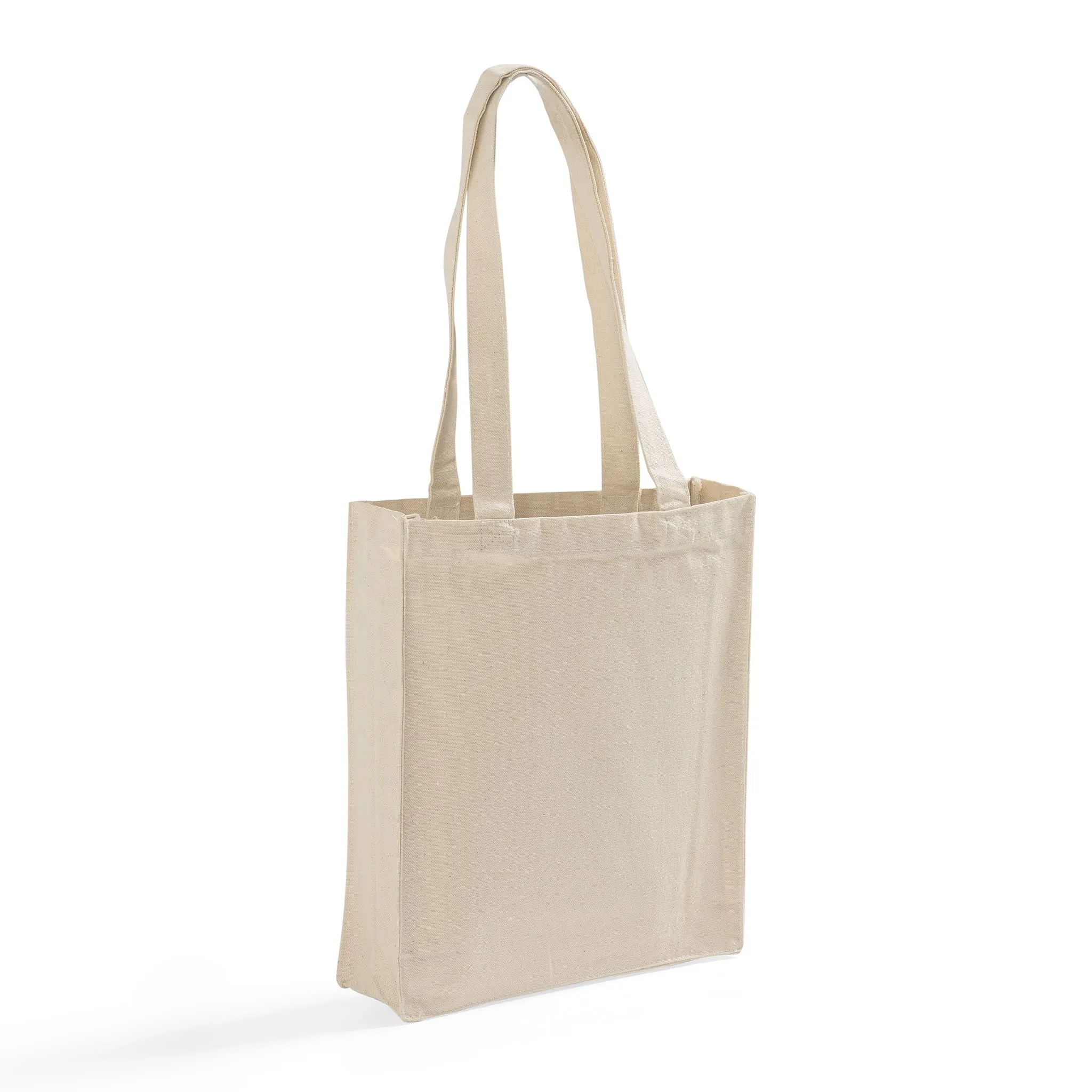 Affordable Canvas Tote Bag / Book Bag with Gusset - TF220