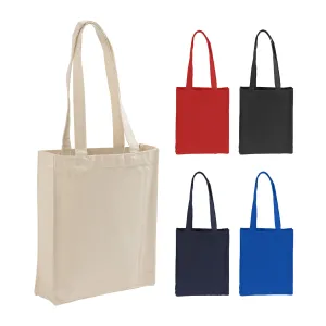 Affordable Canvas Tote Bag / Book Bag with Gusset - TF220