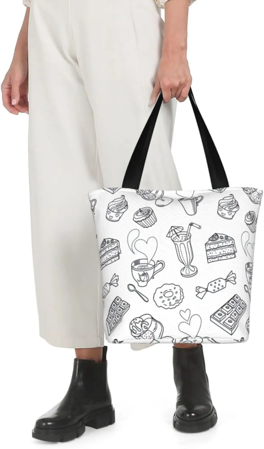 African National Patterns Print Shoulder Tote Bag Women'S Large Size Handbag Casual Tote Shopping Bag For Women