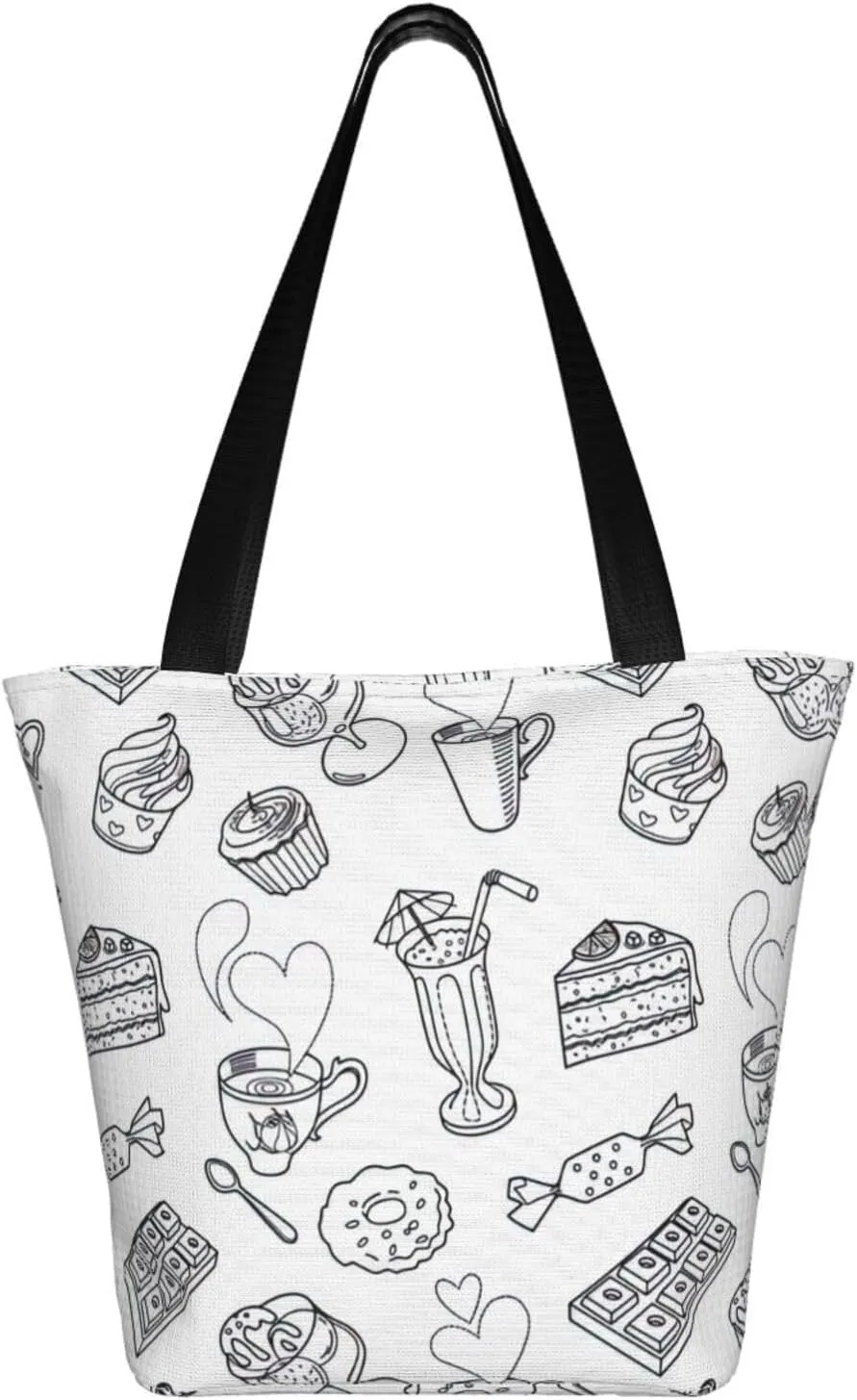 African National Patterns Print Shoulder Tote Bag Women'S Large Size Handbag Casual Tote Shopping Bag For Women