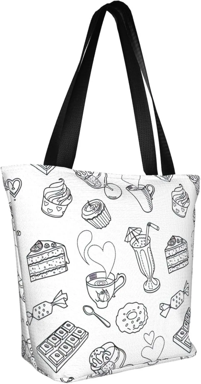 African National Patterns Print Shoulder Tote Bag Women'S Large Size Handbag Casual Tote Shopping Bag For Women