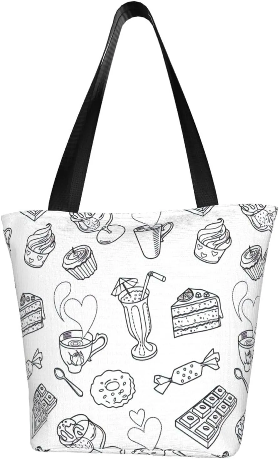 African National Patterns Print Shoulder Tote Bag Women'S Large Size Handbag Casual Tote Shopping Bag For Women