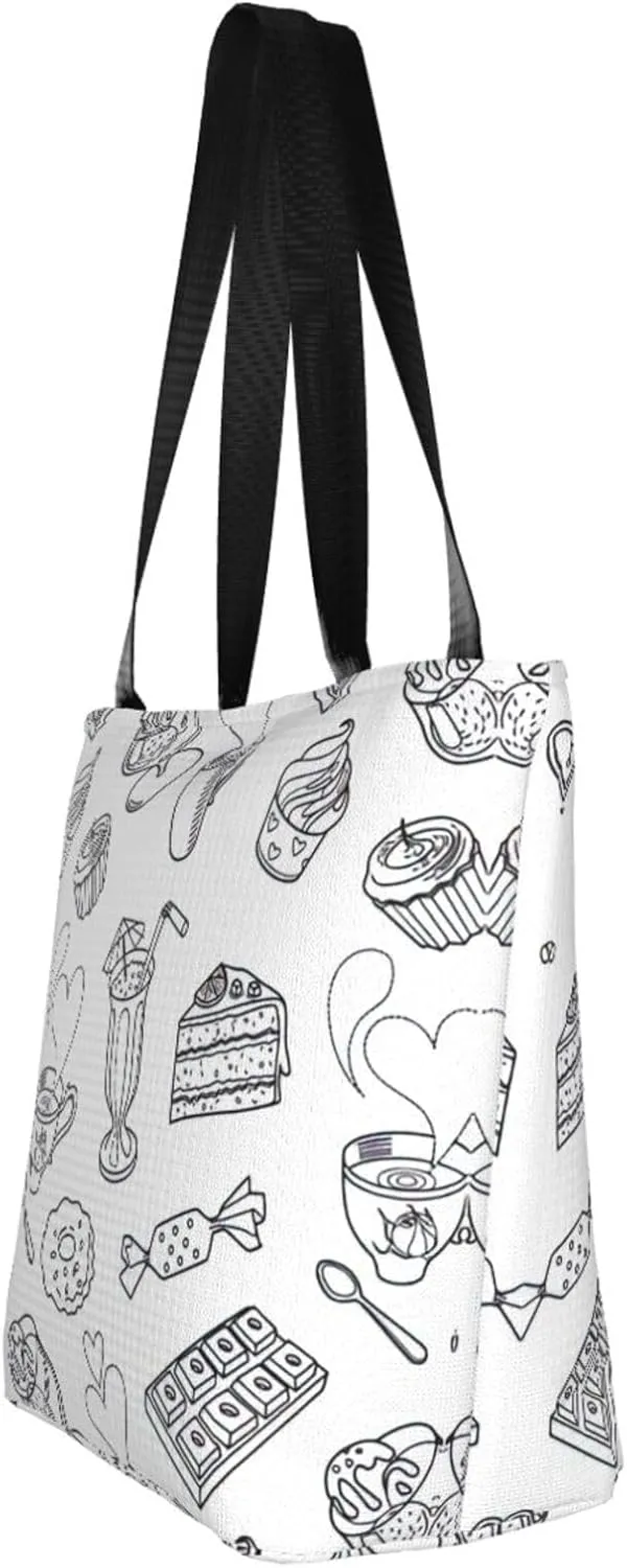 African National Patterns Print Shoulder Tote Bag Women'S Large Size Handbag Casual Tote Shopping Bag For Women