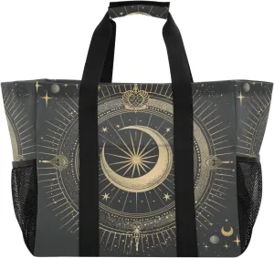 ALAZA Watercolor Vintage Red Wine Waterproof Beach Tote Bags