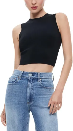 alice   olivia Loe Lace Up Back Sleeveless Sweater