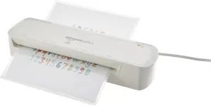 Amazon Basics 9-Inch Thermal Laminator Machine for Documents and Photos, Easy to Use for Home Office or School, White