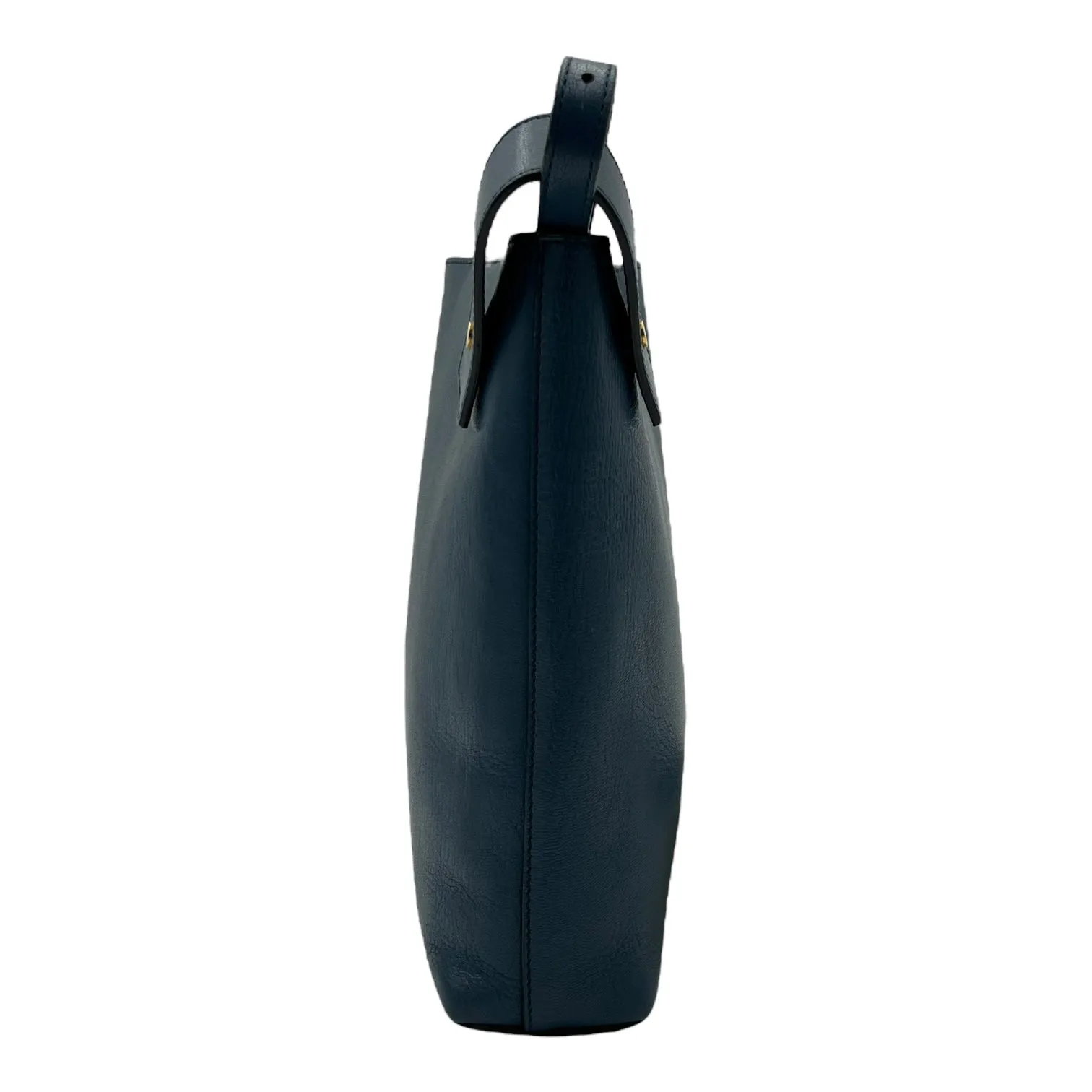 Anagram Blue Crossbody Bag in Calfskin, Gold hardware