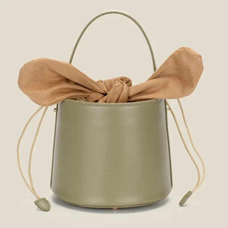 Anais Bow Top Bucket Tote