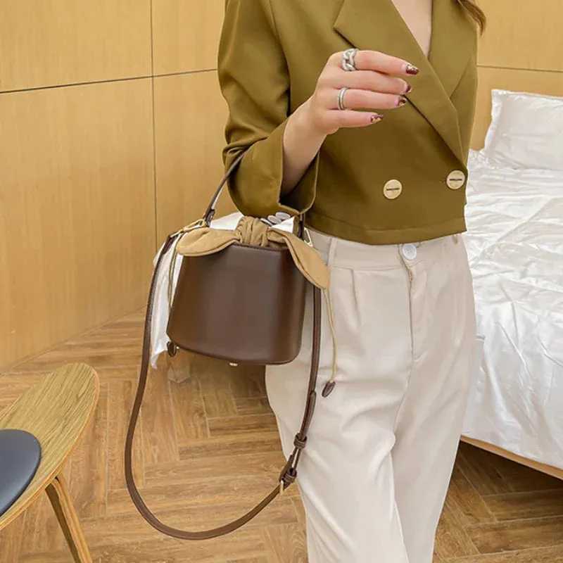 Anais Bow Top Bucket Tote