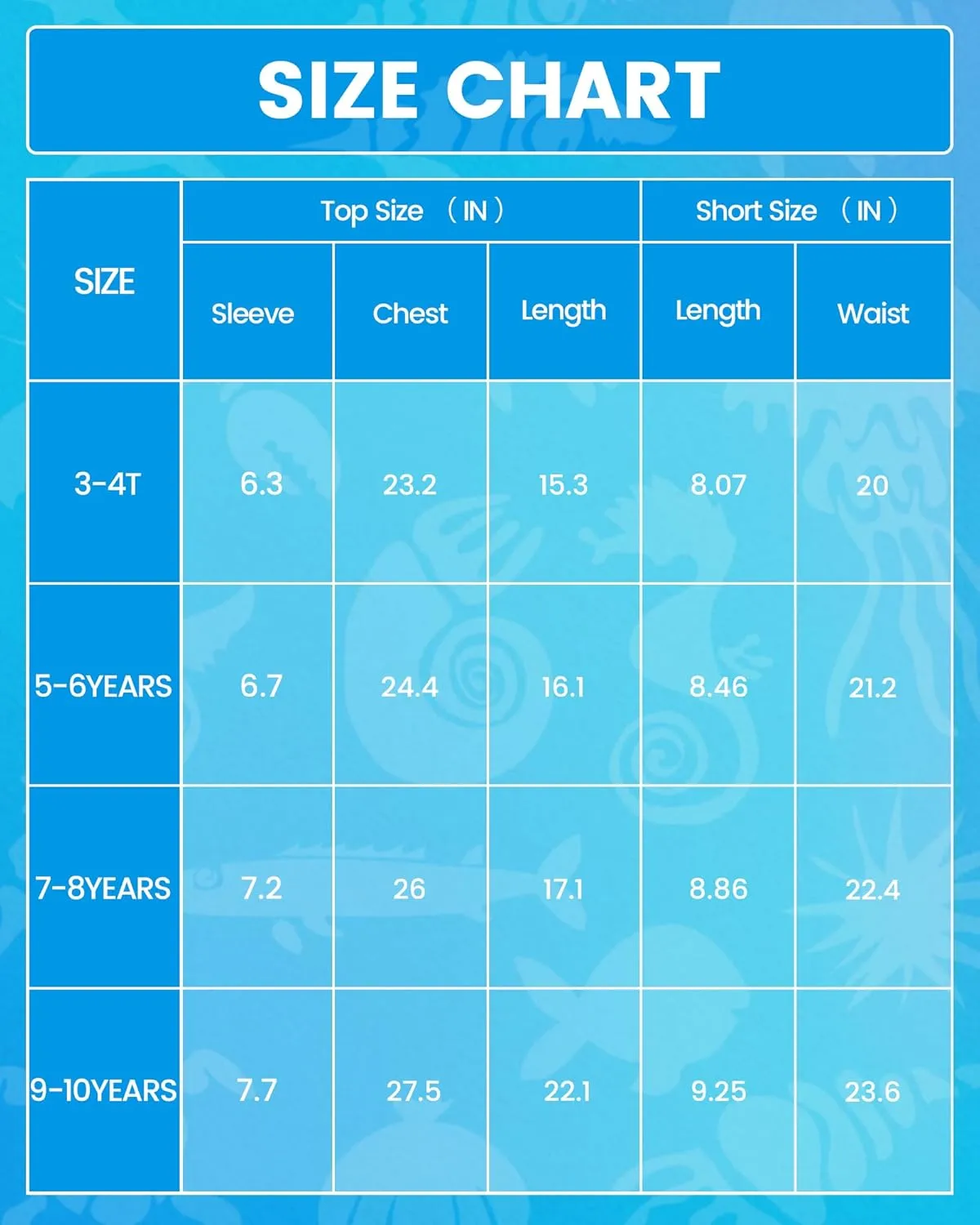 Angel season Boys Swimsuit Toddler Rash Guard Swim Set Long Sleeve Shirt with Swim Trunks Bathing Suit UPF 50  Swimwear