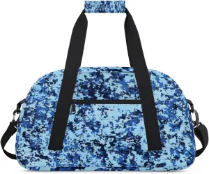 Animal Texture Gym Duffel Bag for Men Women Camouflage pattern Sports Tote Bag with Adjustable Shoulder Strap for Dance Gymnastics Traveling Outdoor Camping Overnight Stay
