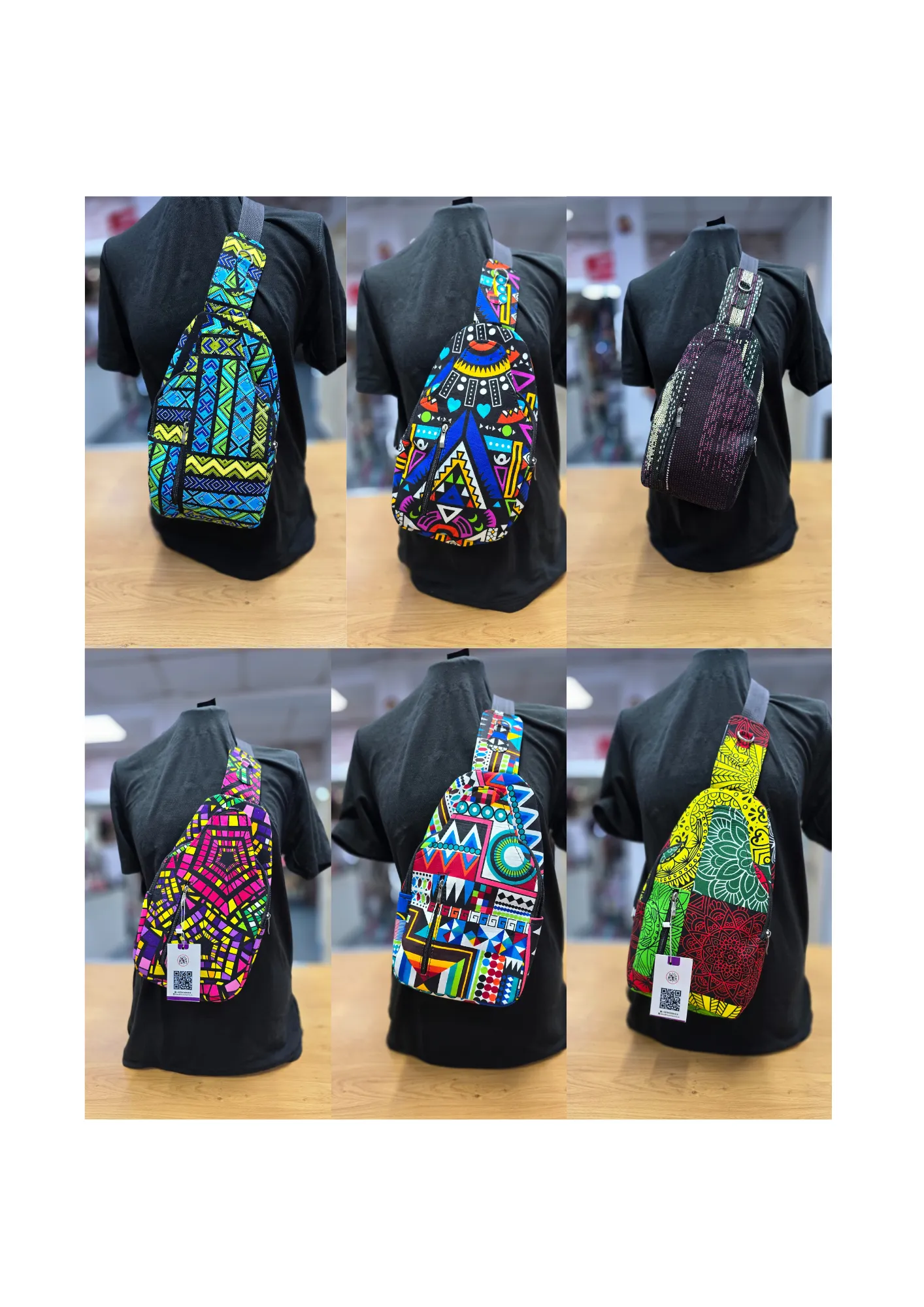 Ankara Cross Body Sling bags
