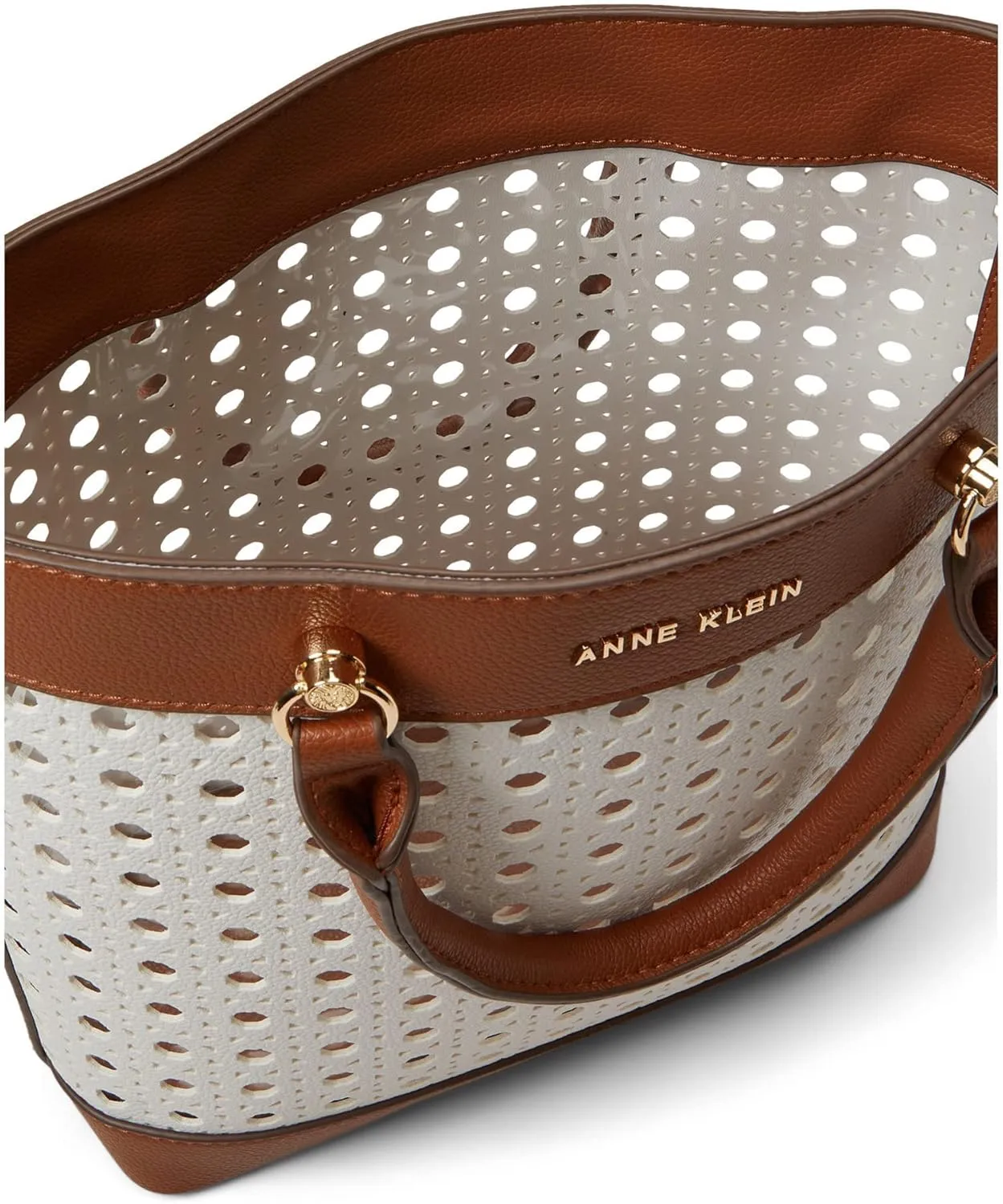 Anne Klein Mini Perf Tote with Pouch