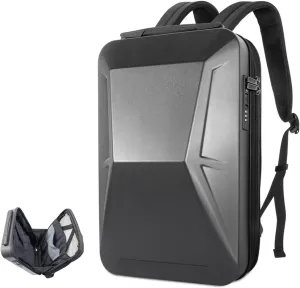 Anti Theft Business Backpack 17.3 inch Waterproof Laptop Backpack with USB Charging Port,Hard Shell Laptop Backpack for Business, Gaming and Travel,Suitable for Both Men and Women