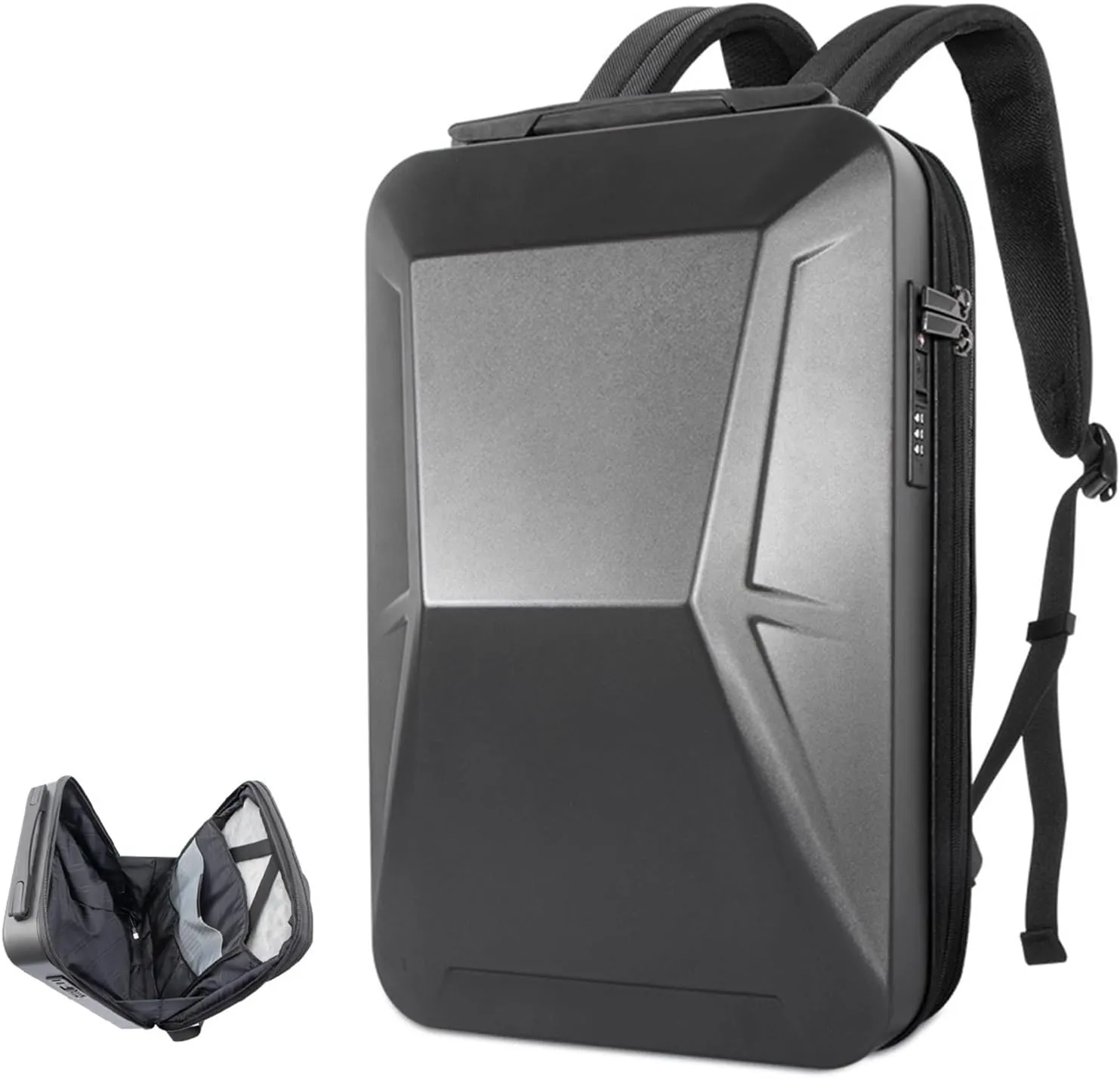 Anti Theft Business Backpack 17.3 inch Waterproof Laptop Backpack with USB Charging Port,Hard Shell Laptop Backpack for Business, Gaming and Travel,Suitable for Both Men and Women