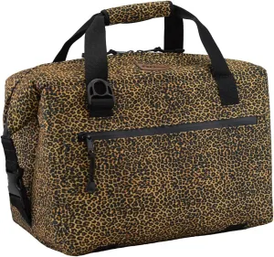 AO Coolers Leopard Print Cooler, High-Density Insulation, 24-Can, Made in USA
