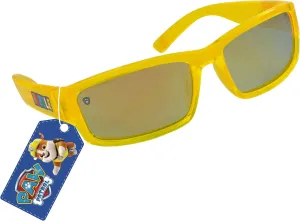 ARKAID Official Paw Patrol Sunglasses for Kids | Rubble Yellow Wrap | UV 400 | One Size Fits Most Kids | Arkaid