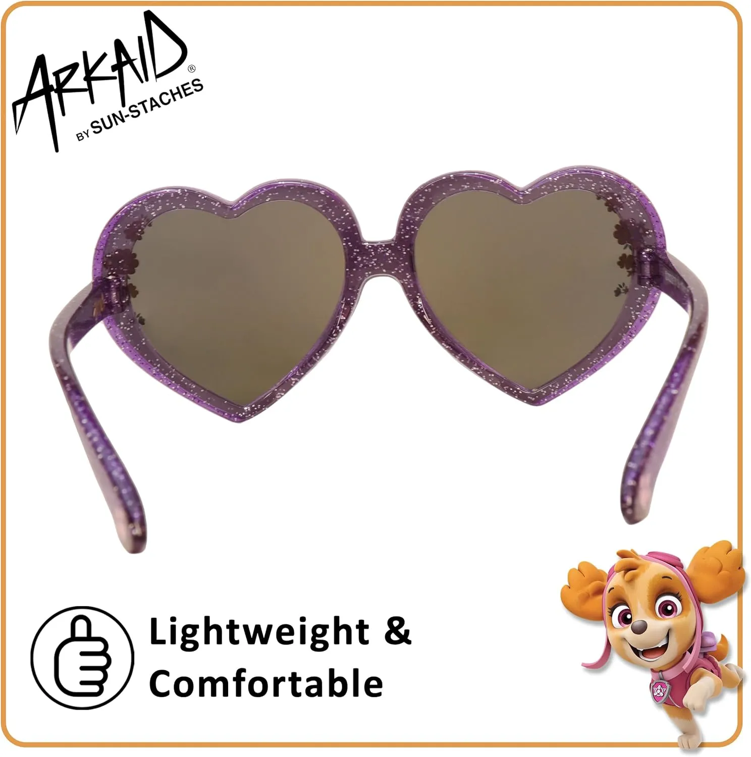 ARKAID Skye Girls Sunglasses | Official Paw Patrol Shades | UV 400 | One Size Fits Most Kids