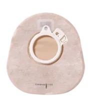 Assura® Pediatric Closed Pouch, Clamp, Transparent 5" (13cm), Flange 1-9/16" (40mm) - Box of 30