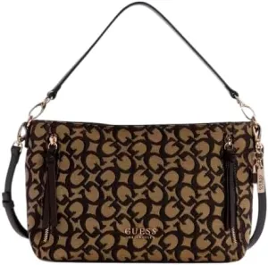 Aurore Logo Top Zip Crossbody