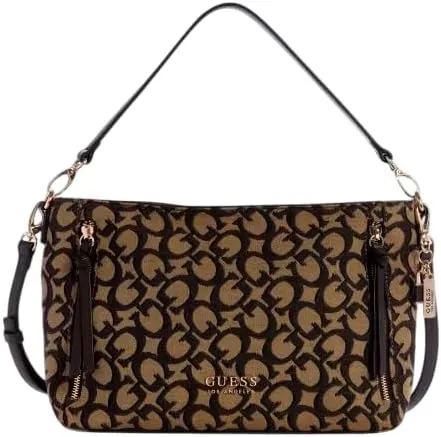Aurore Logo Top Zip Crossbody