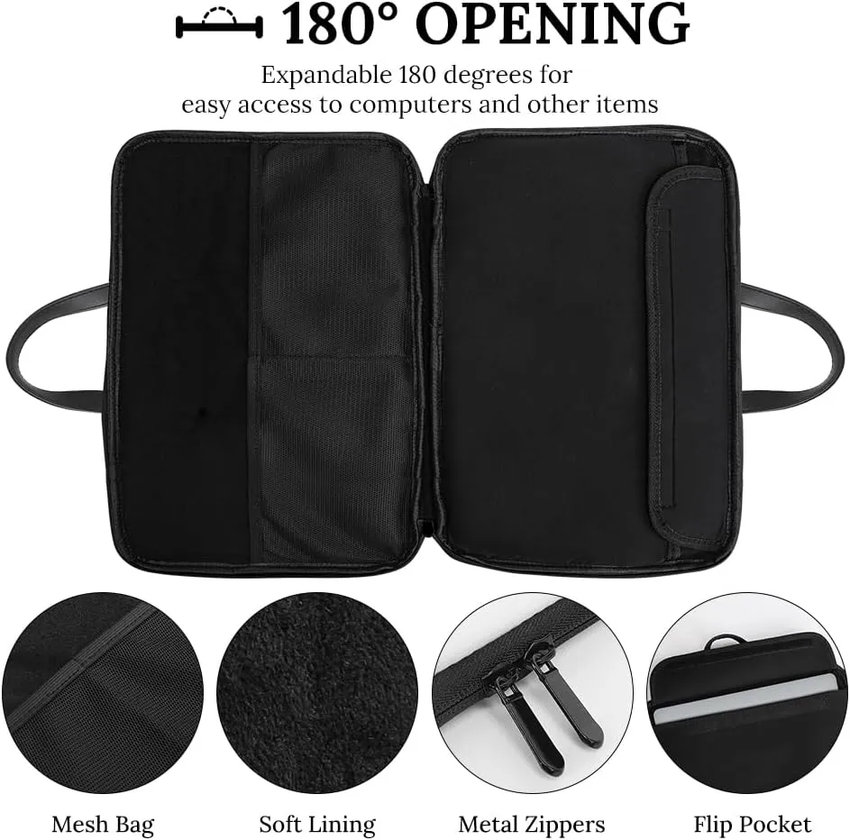 Australia & Ireland Friendship Flag Laptop Sleeve Bag Protective Case Handbag With Shoulder Strap for Computer 10-17 Inch
