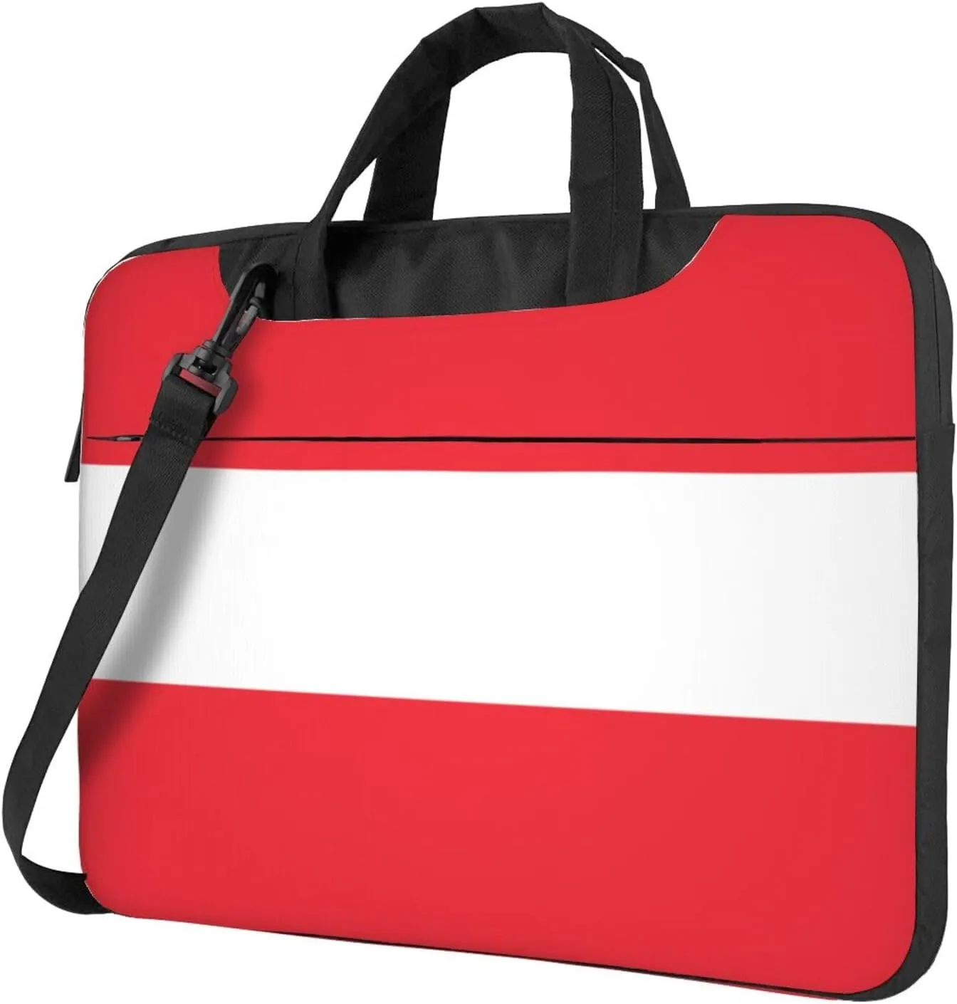Austrian flag Print Laptop Bag - Stylish Messenger Bag and Laptop Case for Men and WomenShoulder Strap