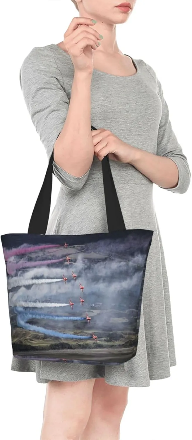 Automotive Black Car Dark Tote Bag for Women, Travel Tote Handbags for Gym