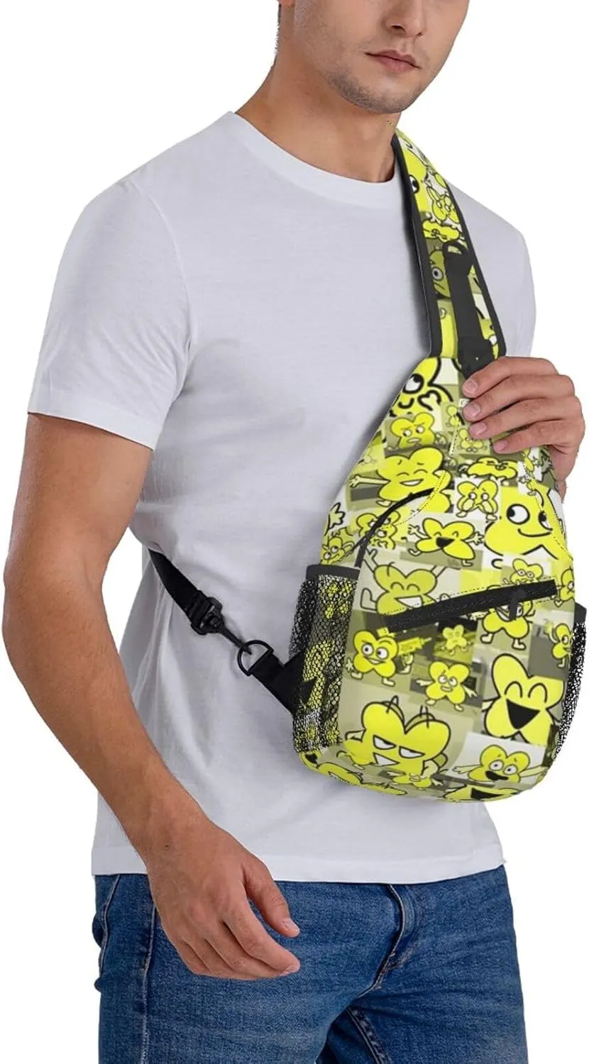B-fdi Fashion Casual Crossbody Bag Chest Bag Sling Bag Travel Daypack For Women Men Black