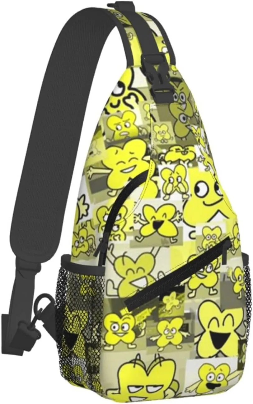 B-fdi Fashion Casual Crossbody Bag Chest Bag Sling Bag Travel Daypack For Women Men Black