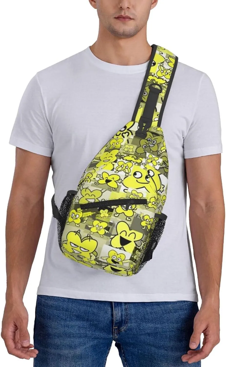 B-fdi Fashion Casual Crossbody Bag Chest Bag Sling Bag Travel Daypack For Women Men Black
