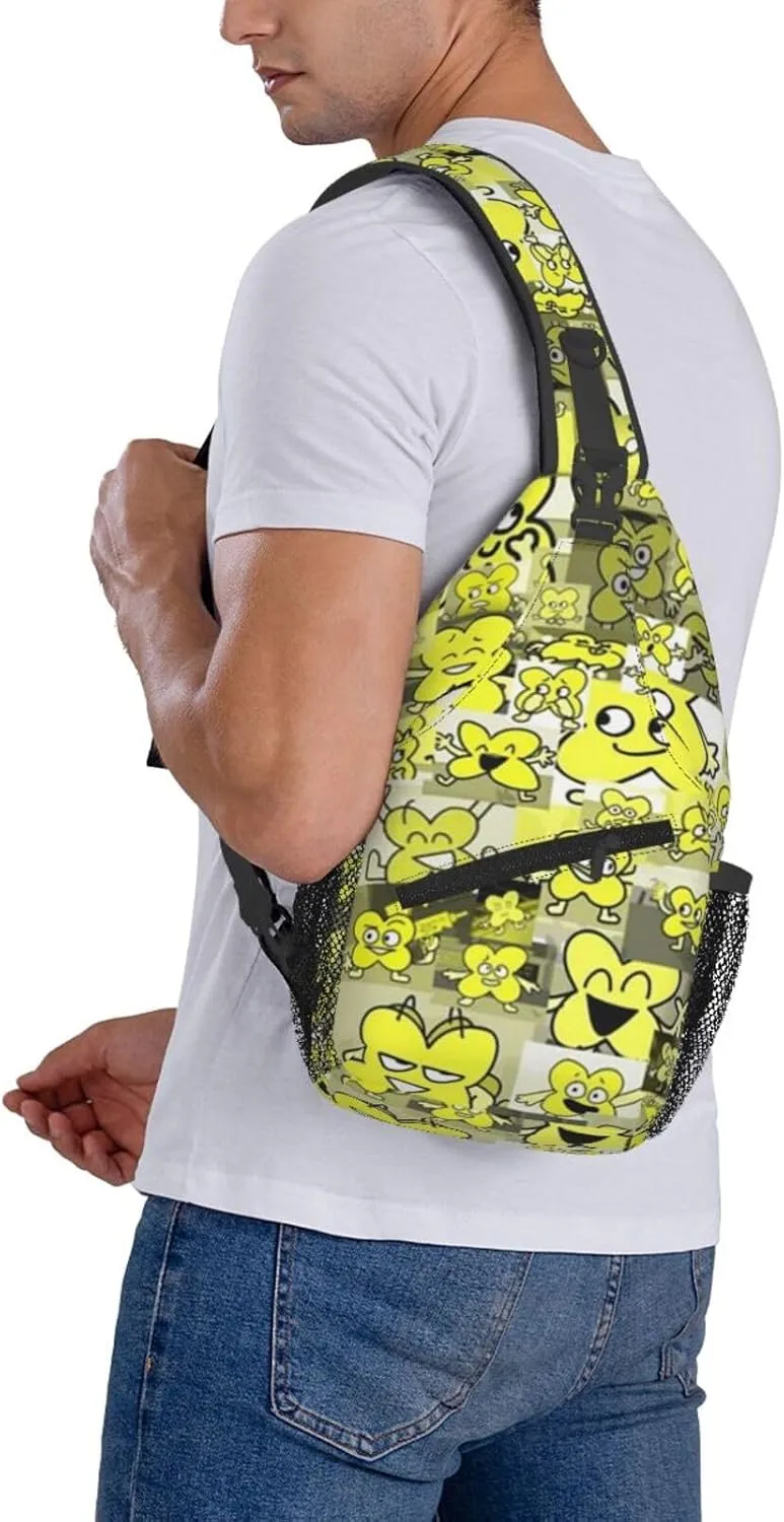 B-fdi Fashion Casual Crossbody Bag Chest Bag Sling Bag Travel Daypack For Women Men Black