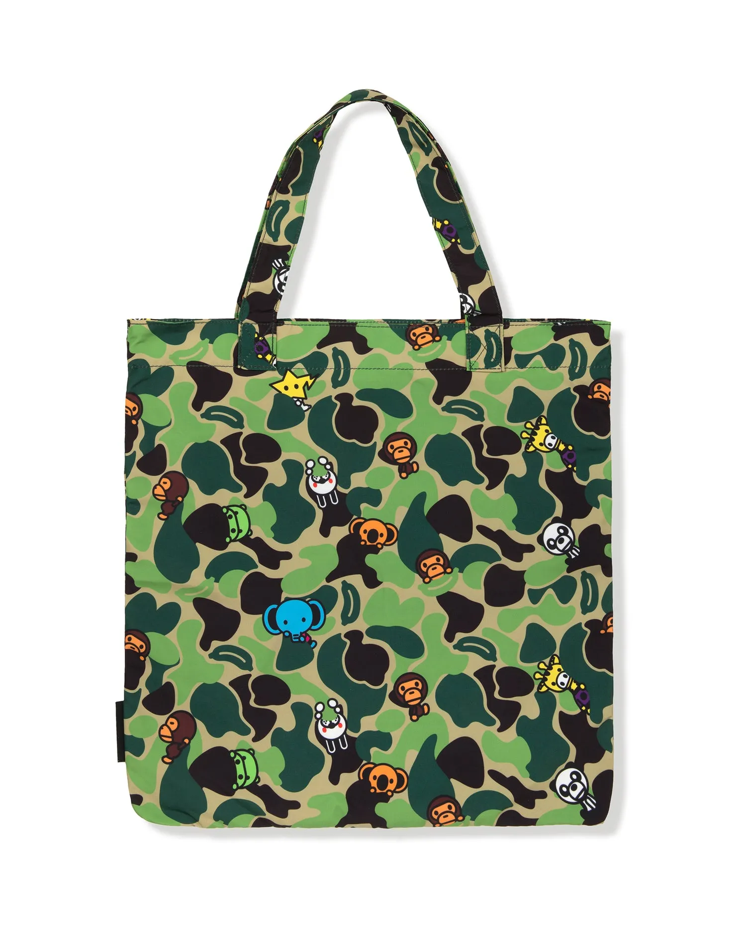 Baby Milo & friends camo tote bag