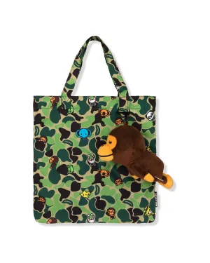 Baby Milo & friends camo tote bag
