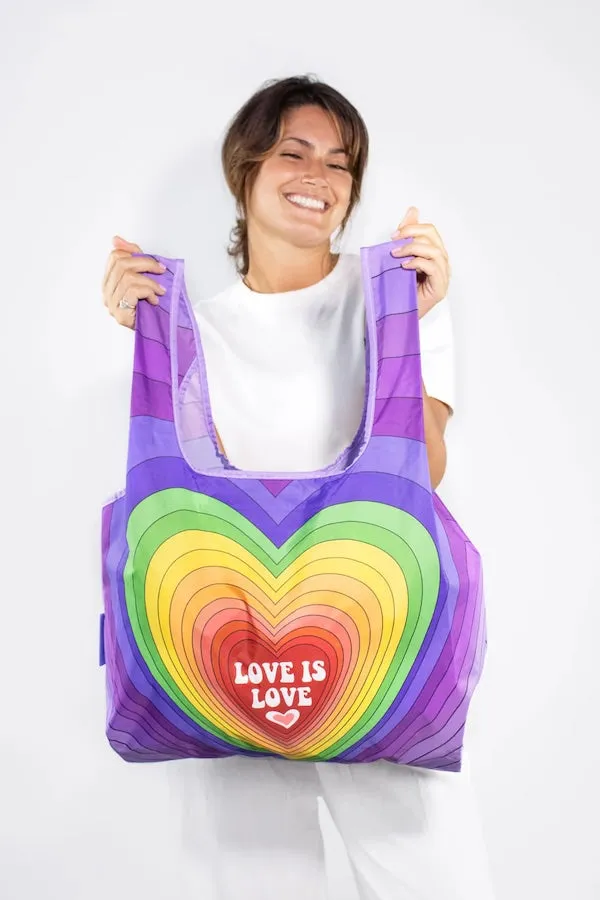 Bag Reusable Medium - Love Rainbow