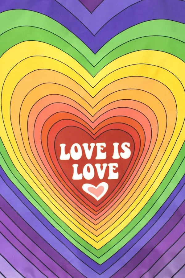 Bag Reusable Medium - Love Rainbow