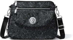 Baggallini Calais Crossbody Bags for Women 9.5"x7" Travel Handbag Purse w/RFID Front Wallet Lightweight Water-Resistant