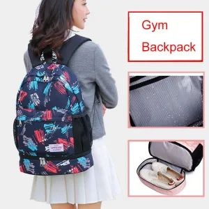 Bags De Women Flower Gym Independent Fitness Gymtas Dry Deporte Bag Unbeatable assortment Sac Bags Shoes XA906WA Wet Female Backpack Bolsa And Sport Best-selling variety