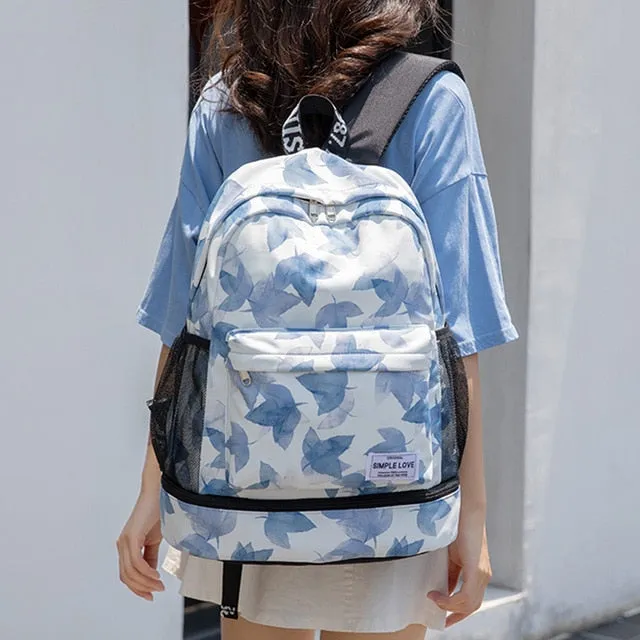 Bags De Women Flower Gym Independent Fitness Gymtas Dry Deporte Bag Unbeatable assortment Sac Bags Shoes XA906WA Wet Female Backpack Bolsa And Sport Best-selling variety