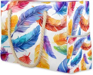 Bags for Women, Large Waterproof Beach Tote Bag for Gym Grocery Travel
