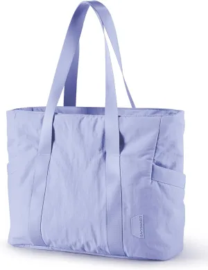BAGSMART Tote Bag for Women with Zipper, Gym Tote with Compartments, Work Tote Nurse Dance Yoga Bag for Sport, Travel