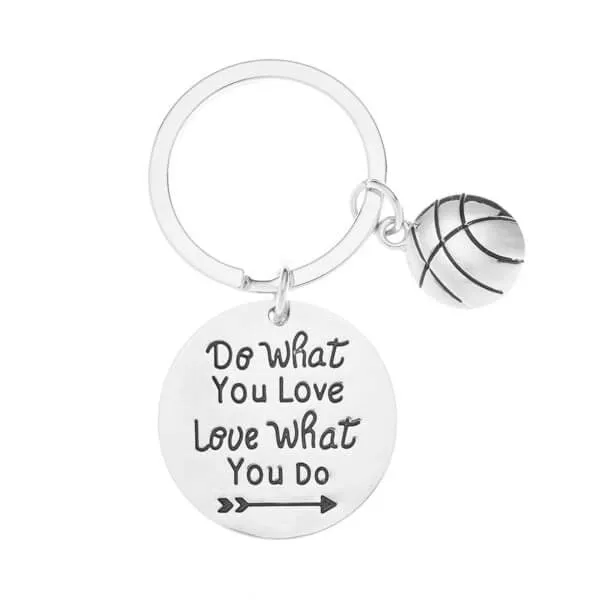 Basketball Keychain - Believe in Yourself & You Will Be Unstoppable
