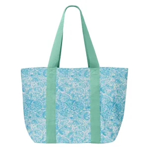 BEACH BAG PAISLEY TURQUISE