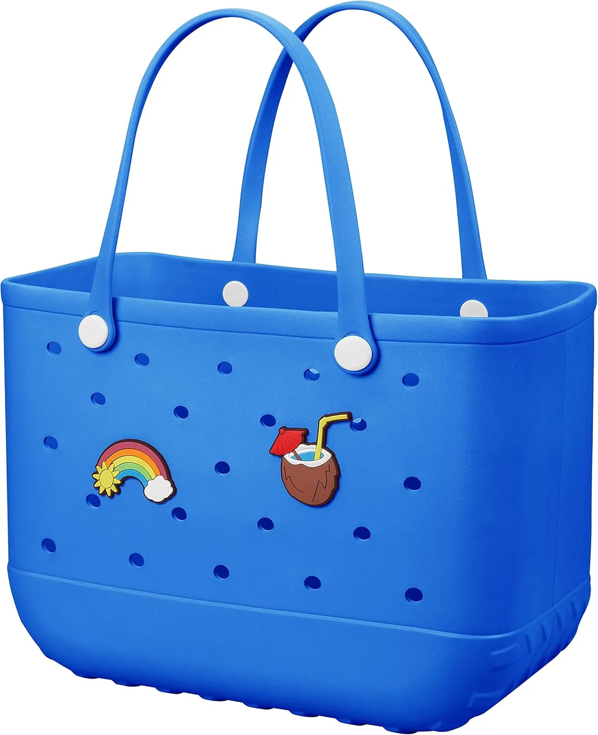 Beach Bag Rubber Tote Bag Waterproof Travel Bags for Women Washable Tote Bag Handbag for Sports Beach Market Pool