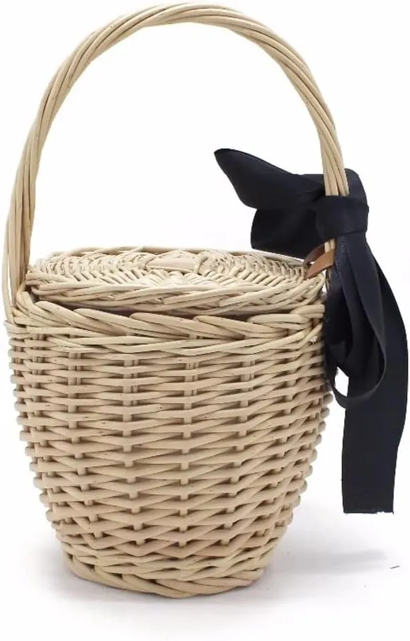 Beach Handbags Ladies Hand Bag Tote Travel Clutch Bohemian Bags Women Wicker Basket Bag