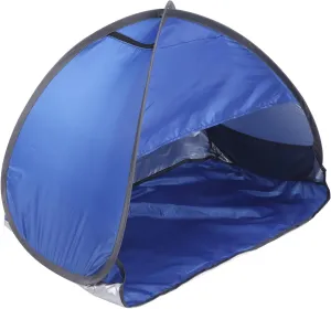 Beach Headrest Tent, Easy Install Steel Sun Top Zipper Beach Headrest Sun Shelter for Hiking