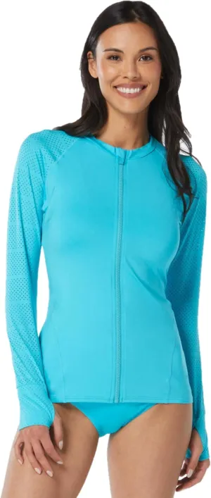 BEACH HOUSE Sport Ava Long Sleeve Rash Guard for Women - Swimsuit Top Cover Up with UPF 50 Plus Protection